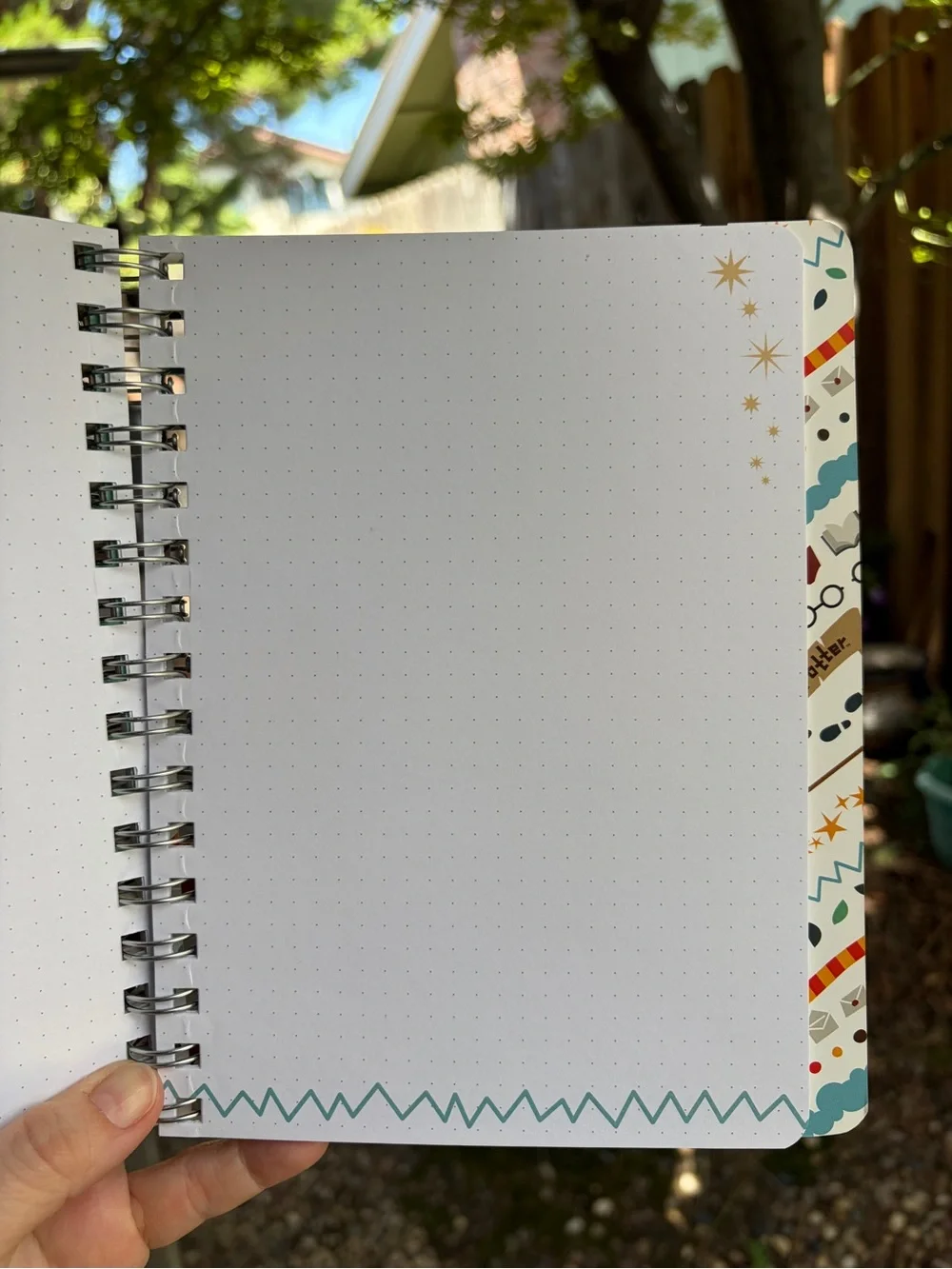 Harry Potter undated spiral bound planner